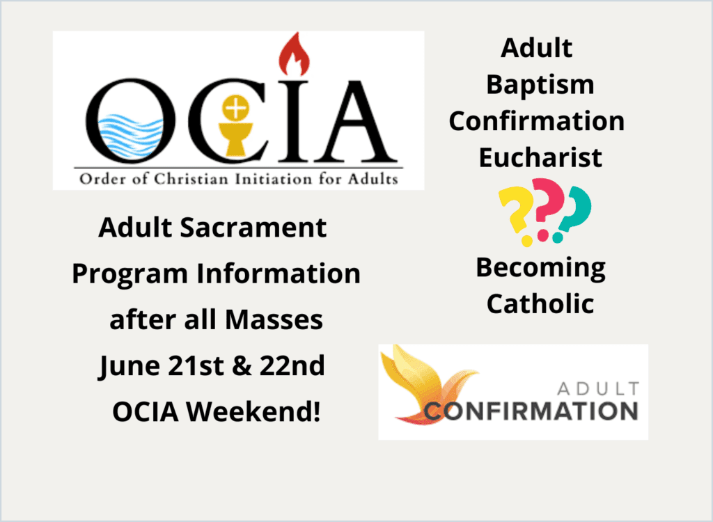 Adult Initiation Sacraments